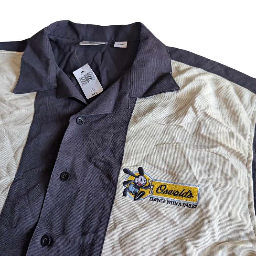 Disney Oswald Black and Cream Shirt Jacket